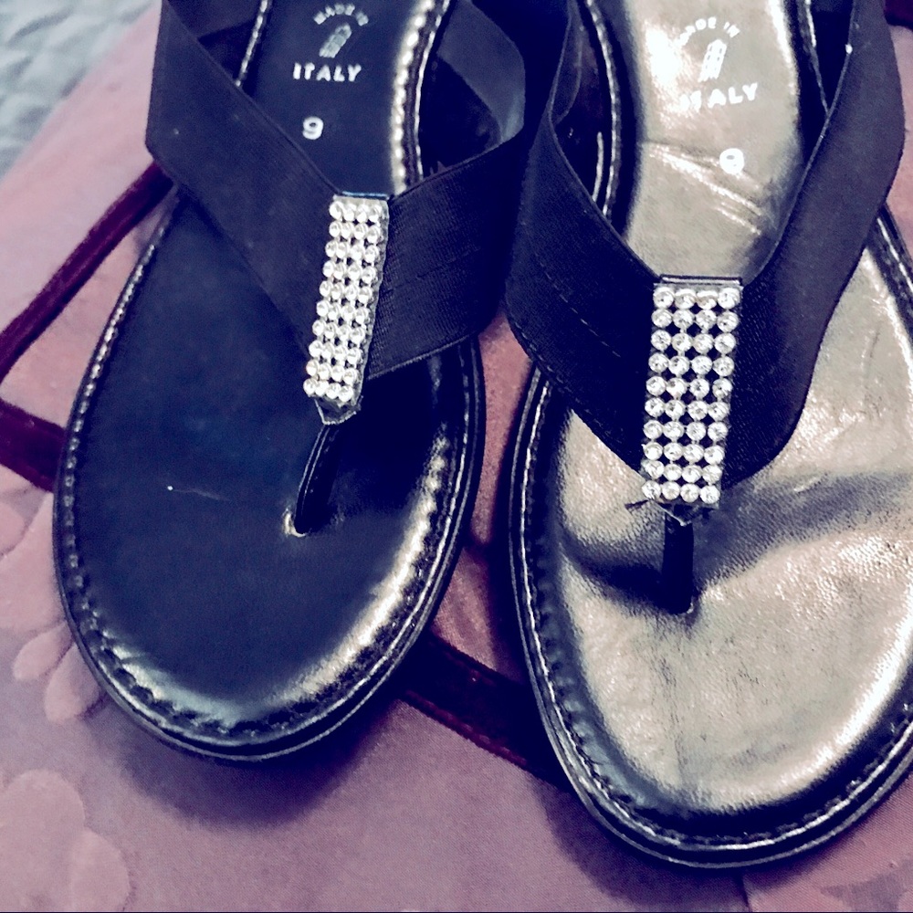 Sandals with bling!